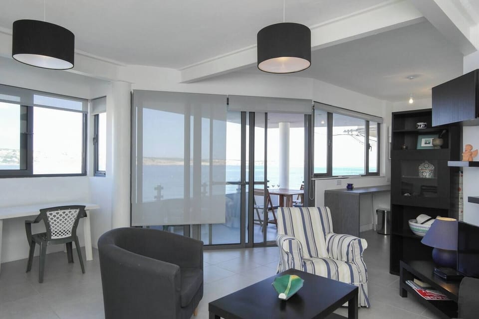 Living area looking through to sea