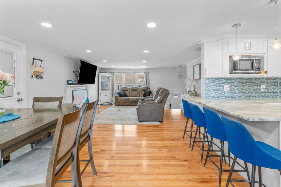 open space for family gathering