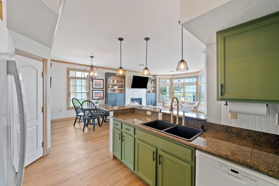 Open-concept kitchen designed for functionality and convenience.
