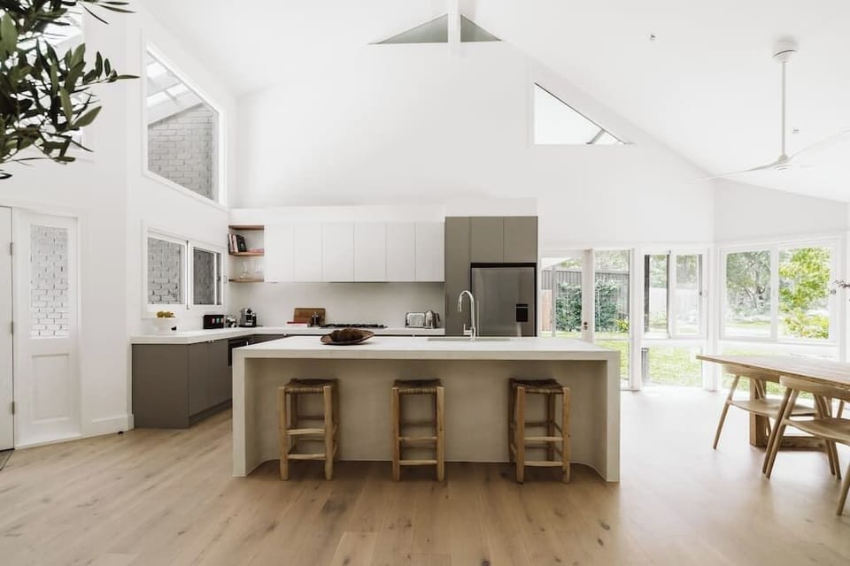Main house kitchen and dining
