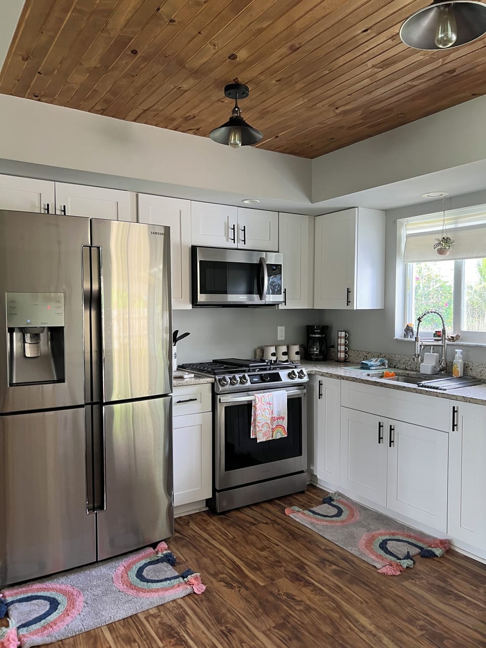 Fully equipped kitchen—ready for all your cooking and coffee needs!”