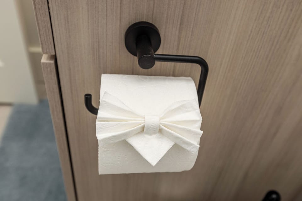 You'll Even Have Luxury Toilet Paper 