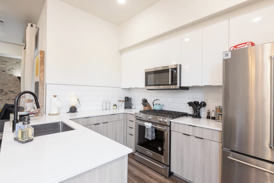 This Kitchen Is Beautifully Put Together For Everything You Might Need