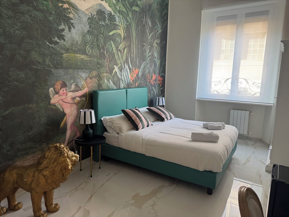 Deluxe Quadruple Room, 2 Double Beds | Egyptian cotton sheets, premium bedding, free WiFi