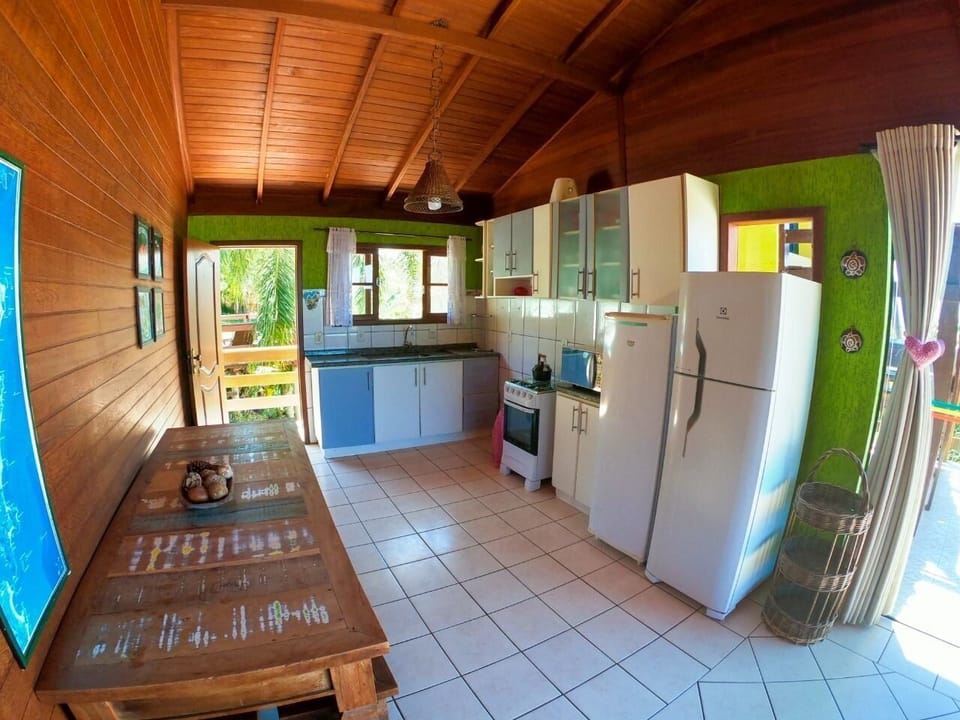 House, 3 Bedrooms, Pool Access, Beach View | Private kitchen | Fridge, microwave, cookware/dishes/utensils, dining table