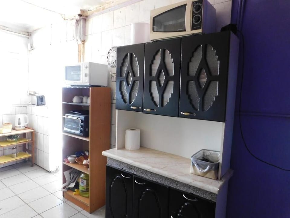 Full-size fridge, microwave, oven, stovetop