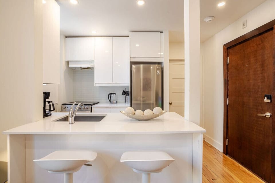 Dining area and kitchen