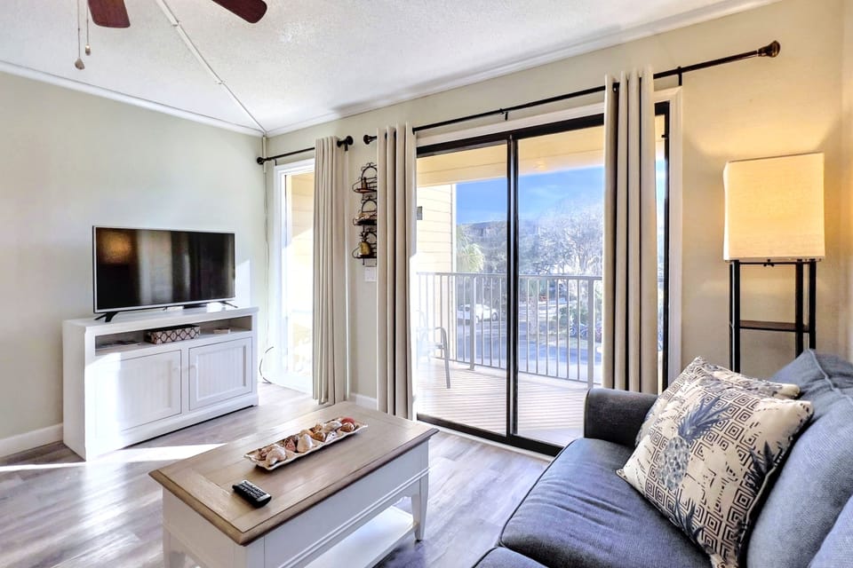 Private balcony and two smart TV's 