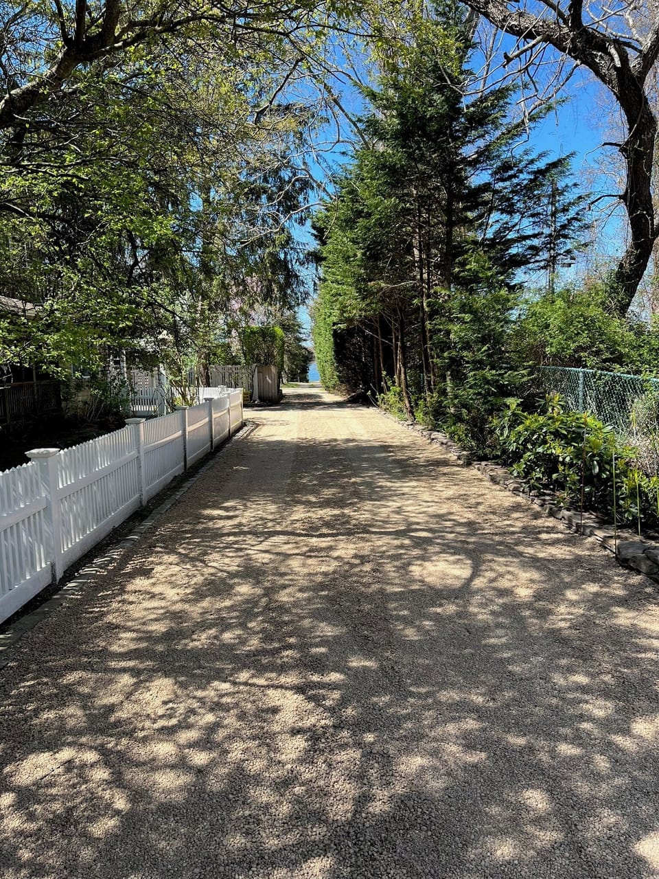 Private Road, House on left