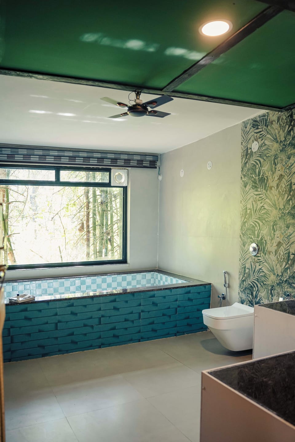 King Room | Bathroom | Designer toiletries, slippers, towels, soap