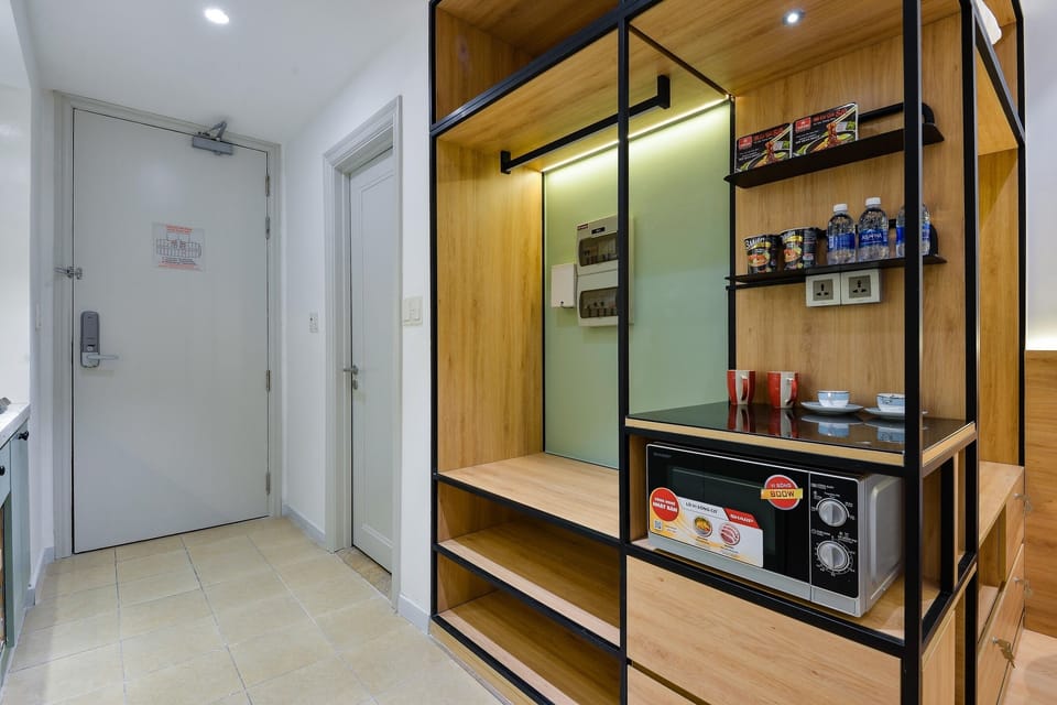 Comfort Apartment, City View | 1 bedroom, desk, laptop workspace, blackout drapes