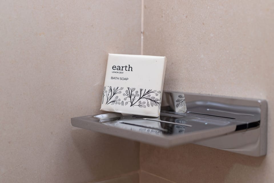 Deluxe King Room | Bathroom | Hair dryer, bathrobes, slippers, bidet