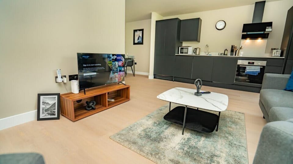Living Space and Kitchen