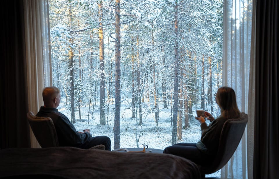 Premium Duplex, Park View (Arctic Sky Suite) | Living area | TV