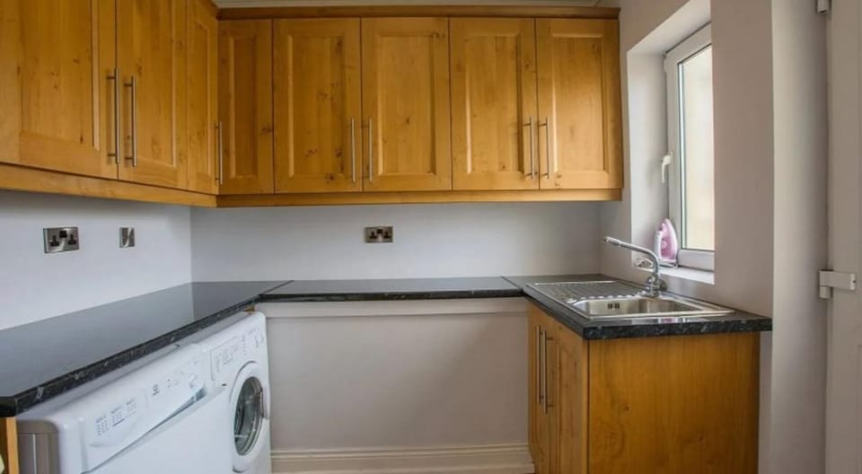 Villa | Private kitchen | Fridge, microwave, oven, stovetop