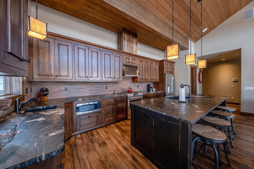 Whip up your favorite meals in the full kitchen 