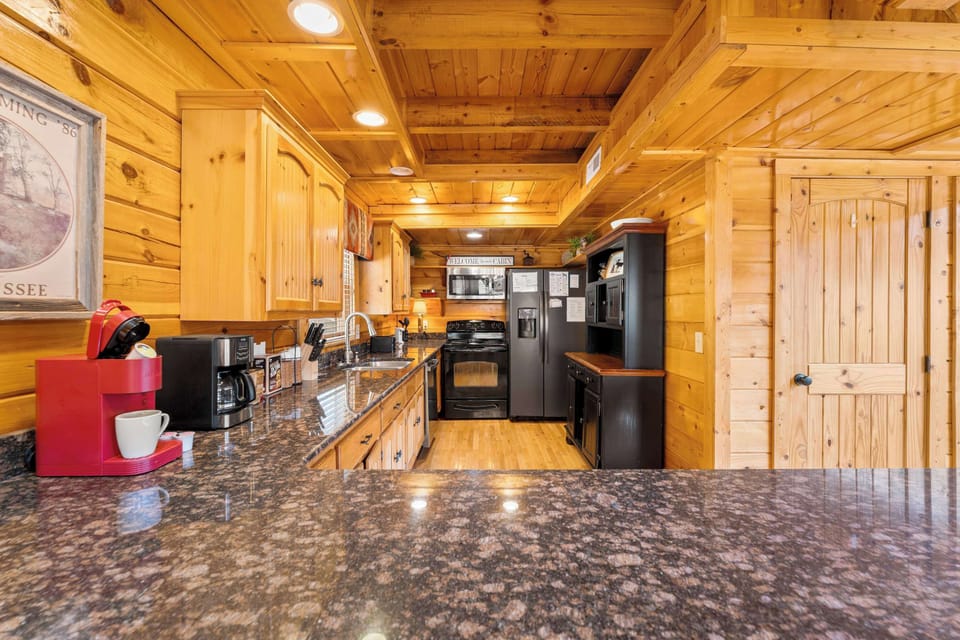 Meals will be made easy in the full kitchen 