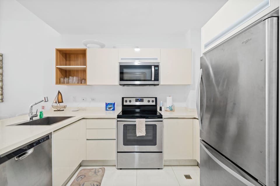 Kitchen perfect for making home cooked meals with loved ones