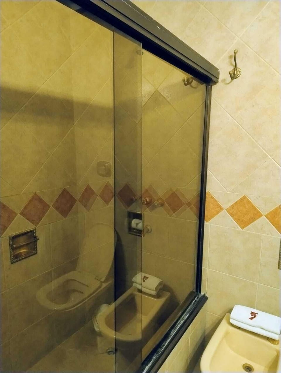 Standard Quadruple Room, City View | Bathroom | Hair dryer, bidet, towels, soap