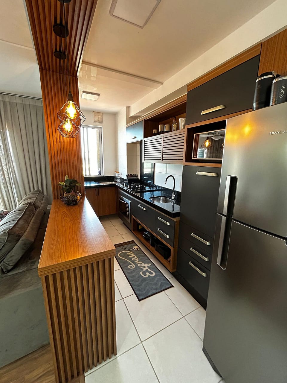 Premium Apartment, Pool Access, Beach View | Private kitchen | Fridge, microwave