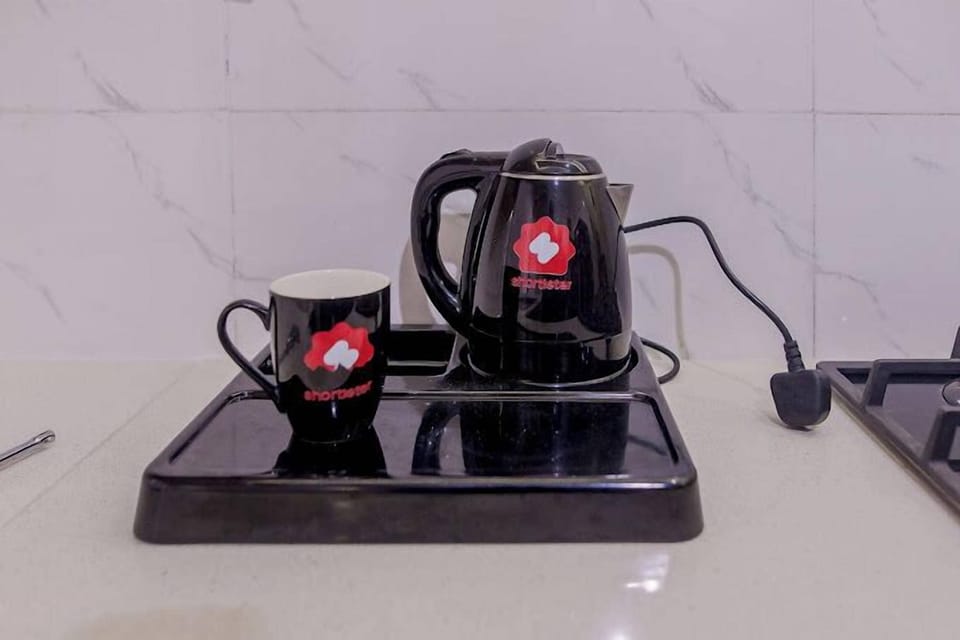 Economy Apartment, Balcony, City View | Private kitchen | Fridge, microwave, oven, stovetop