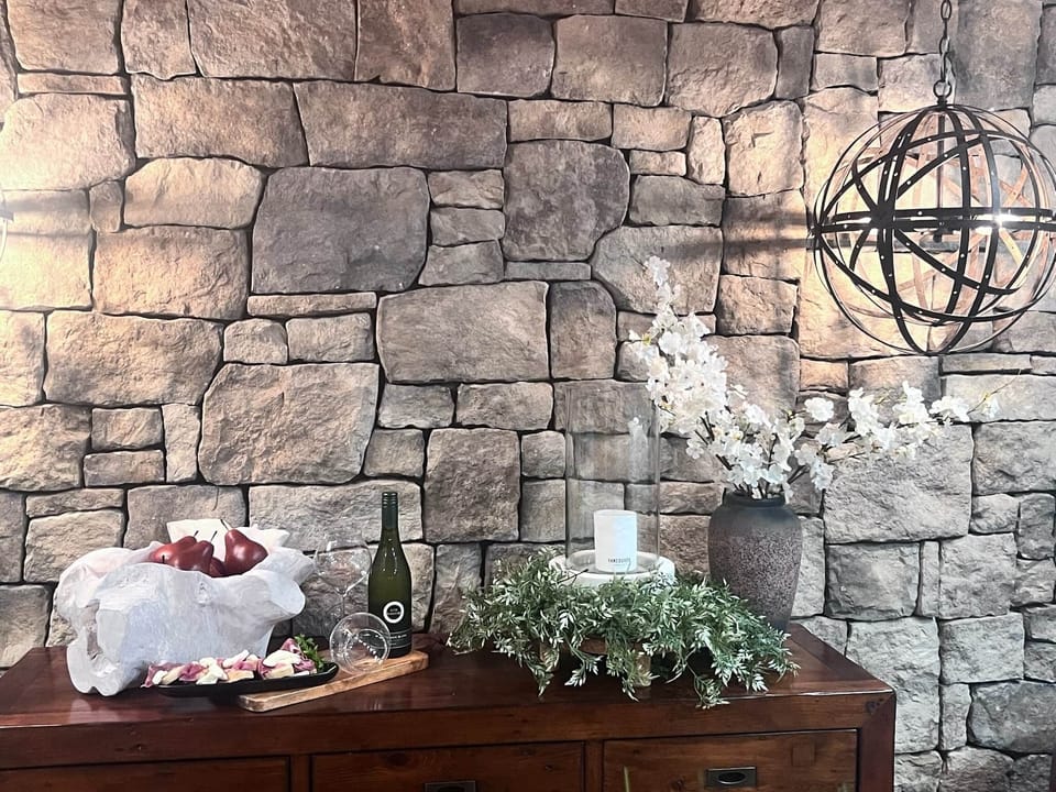 Storage Hutch /Stone Walls Accent Walls