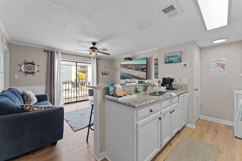 Kitchen and Living Room