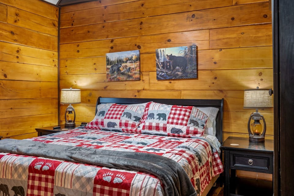 Sink into your comfortable king bed after a fun-filled day in town!