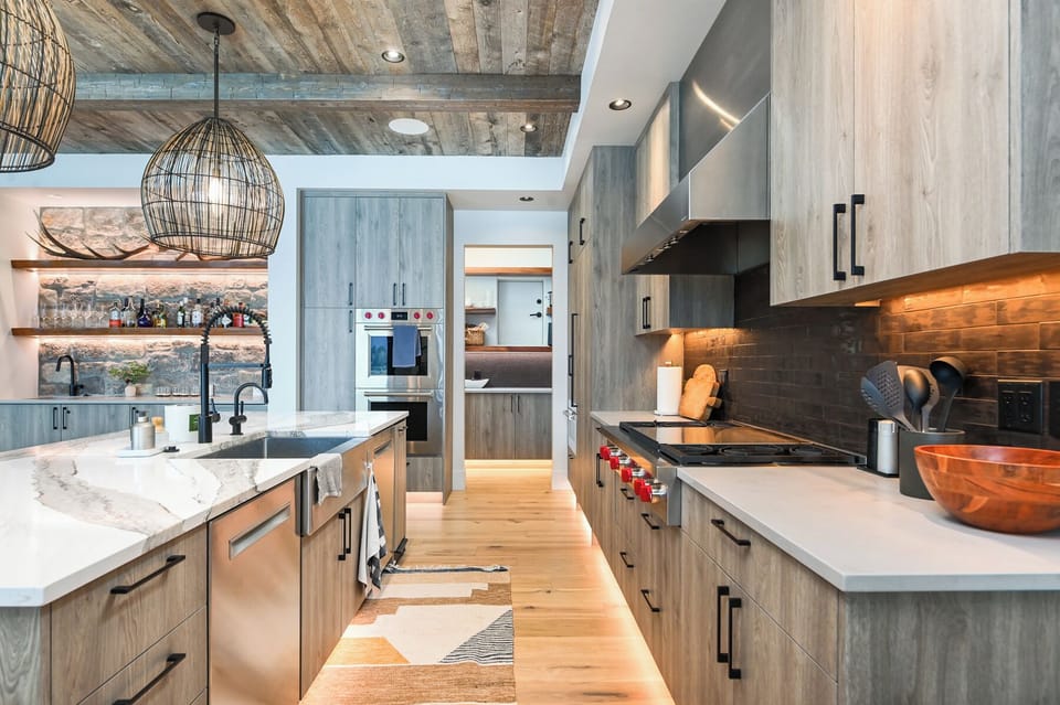 Cooking made easy in this fully equipped kitchen, complete with modern appliances, spacious counters, and all the tools you need for a perfect meal.