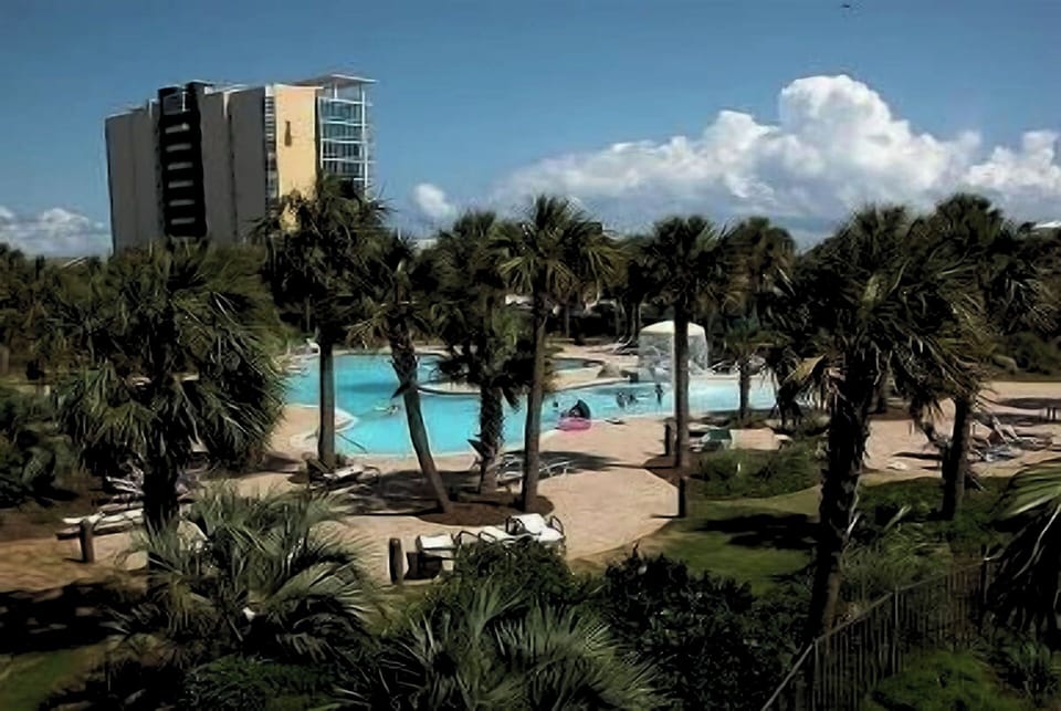 Balcony View of the Lagoon Pool