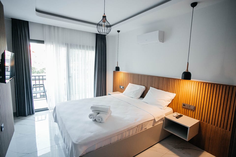Premium Studio Suite | Desk, iron/ironing board