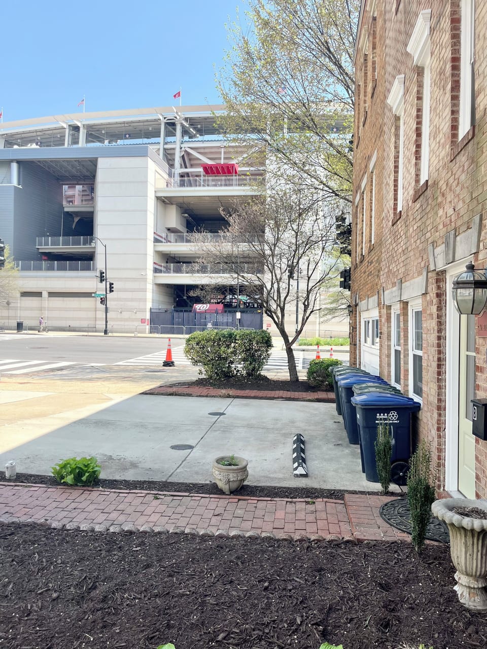 View from front of house