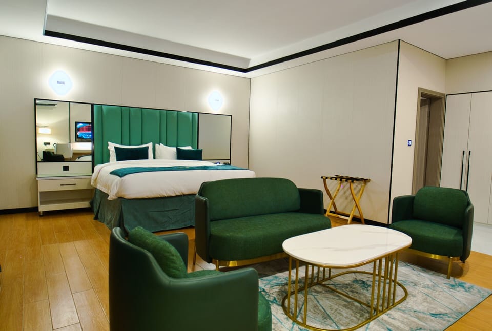 Junior Suite, City View | 1 bedroom, desk, laptop workspace, free WiFi