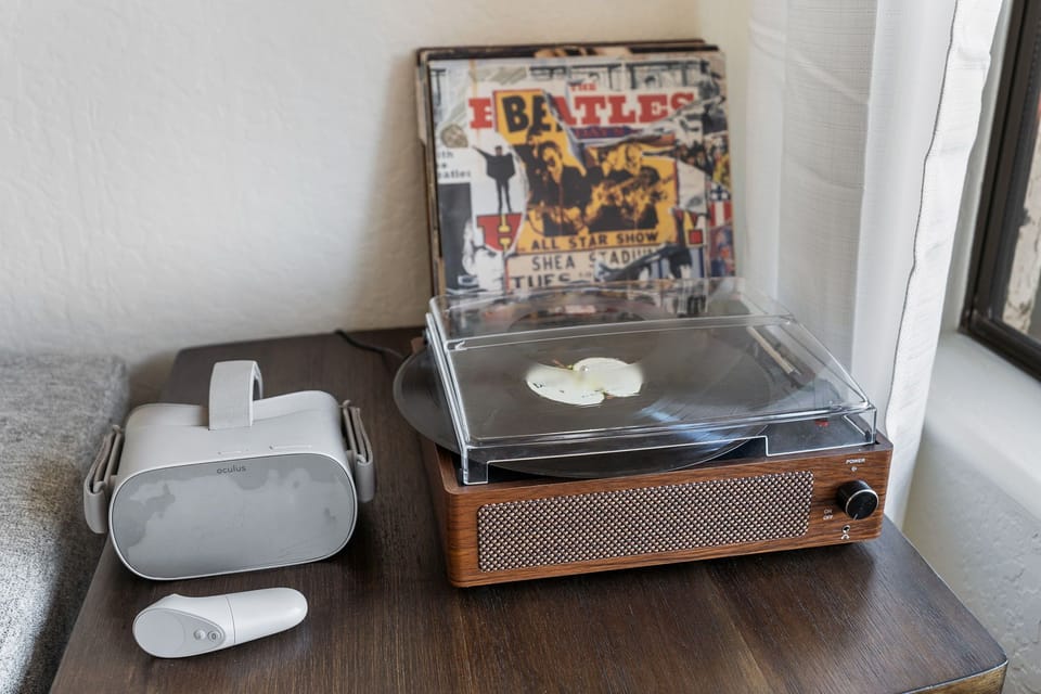 Enjoy modern entertainment with a vintage twist! 