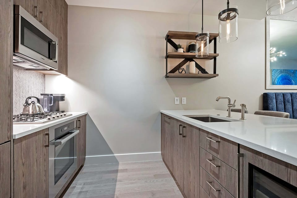 High-end stainless appliances
