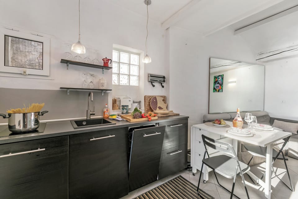 Kitchen and dining area