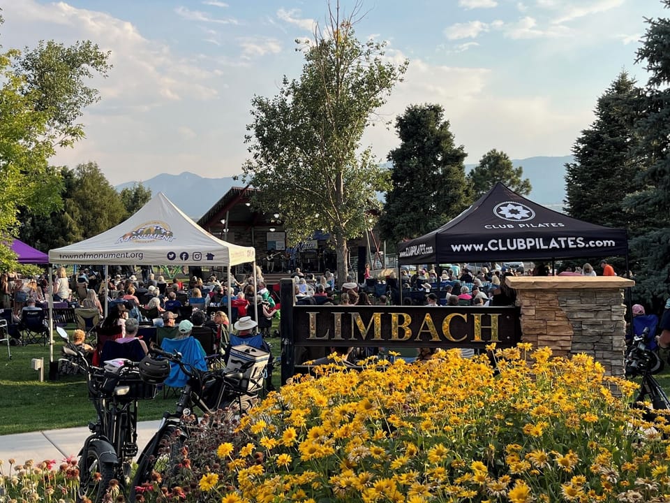 Summer concerts in the park on Wednesdays