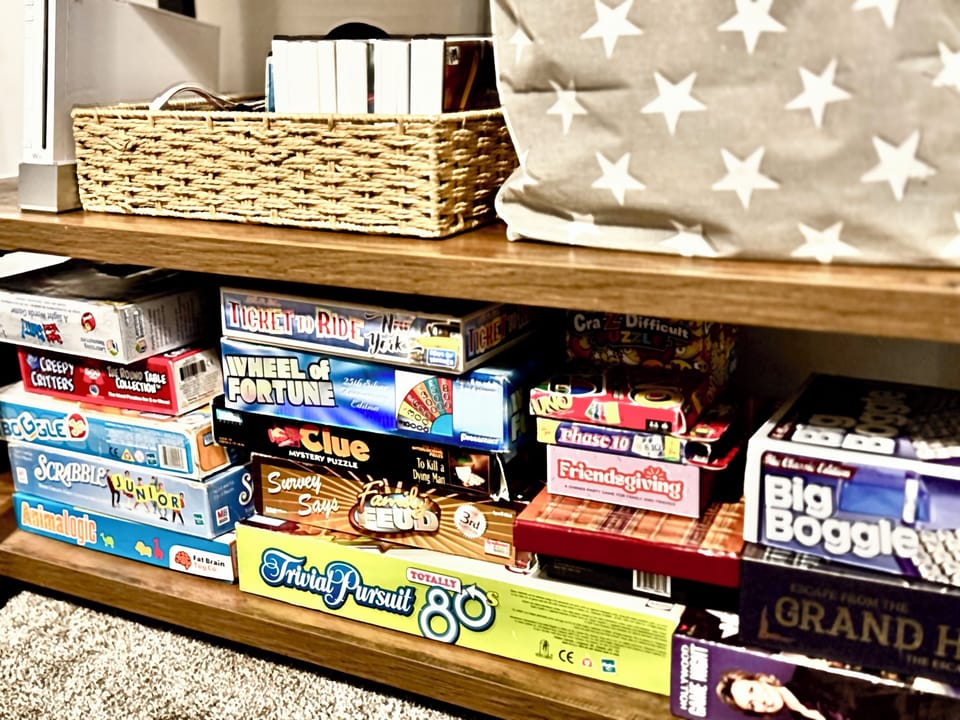 Friendly competition starts here in the game room