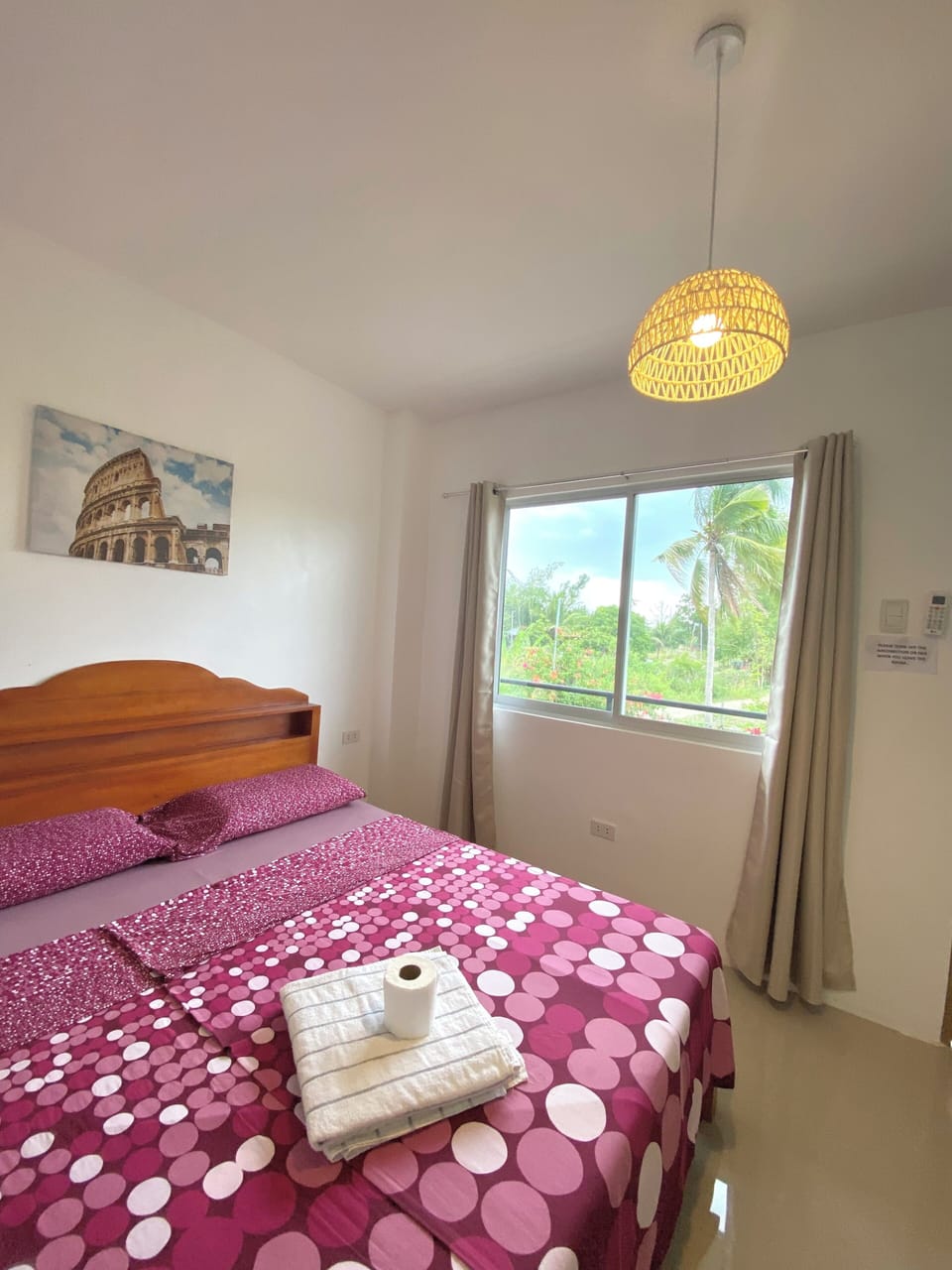 Basic Double Room, Balcony, Garden View