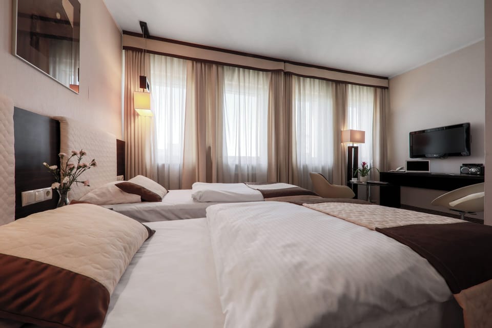 Comfort Twin Room | Desk, laptop workspace, soundproofing, WiFi (free)