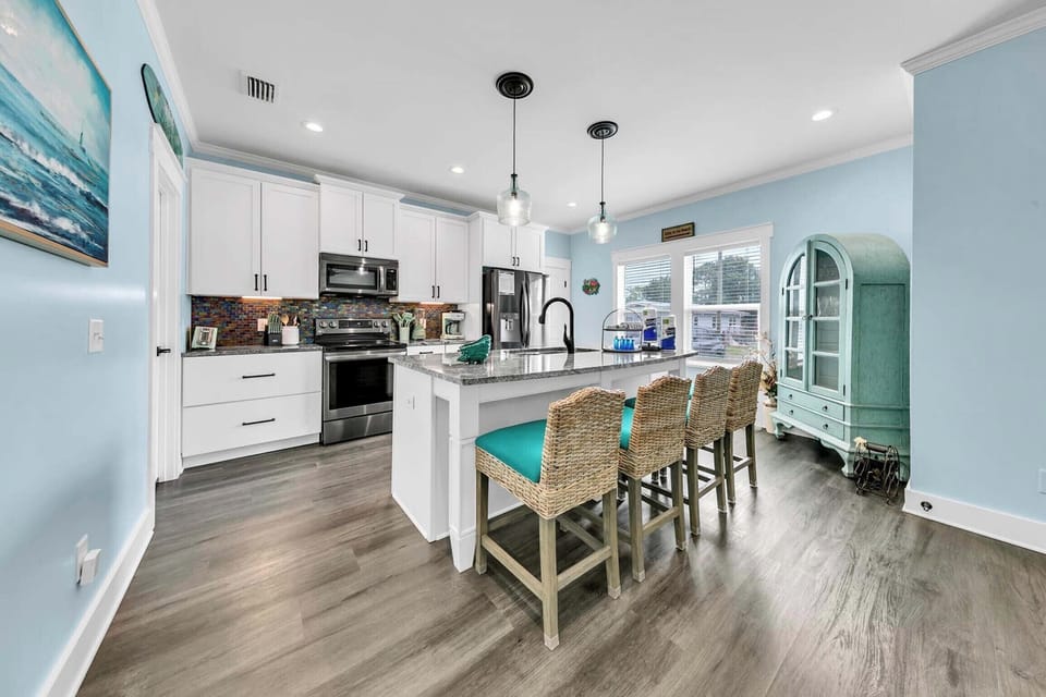 Spacious and open kitchen