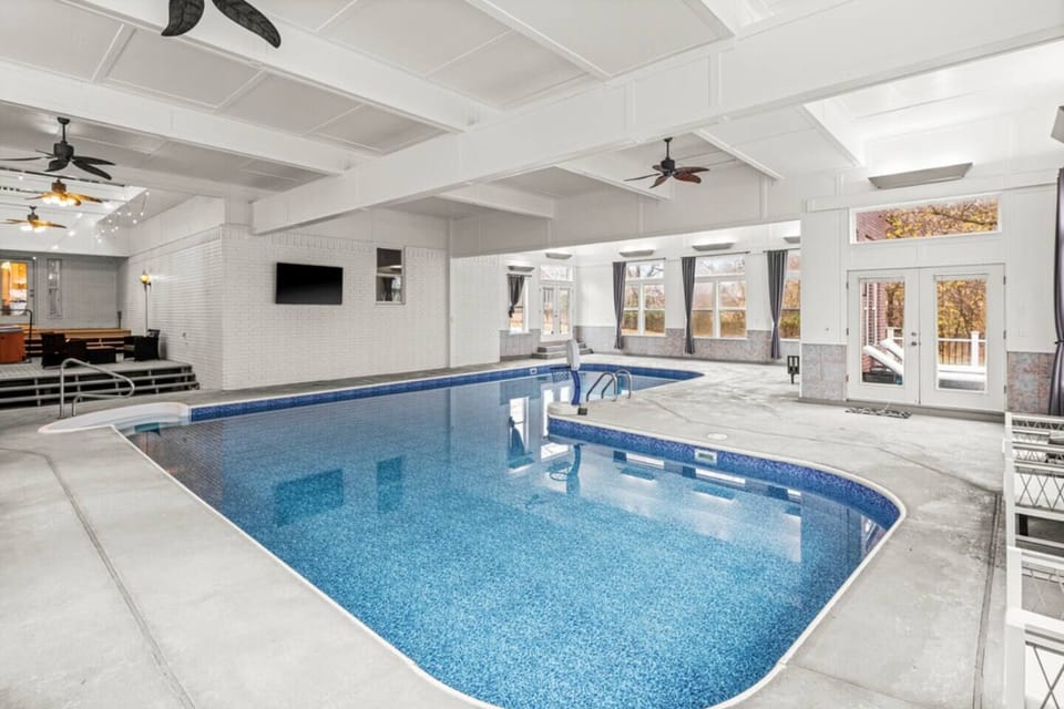 Rain or Shine, snow or sleet - relax and unwind in our spacious heated pool!