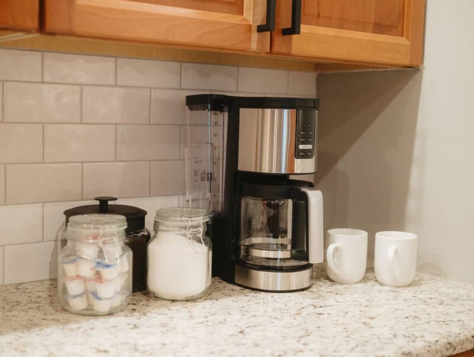 Start your day right with your morning brew! Weve provided everyting you need to enjoy your coffee. 