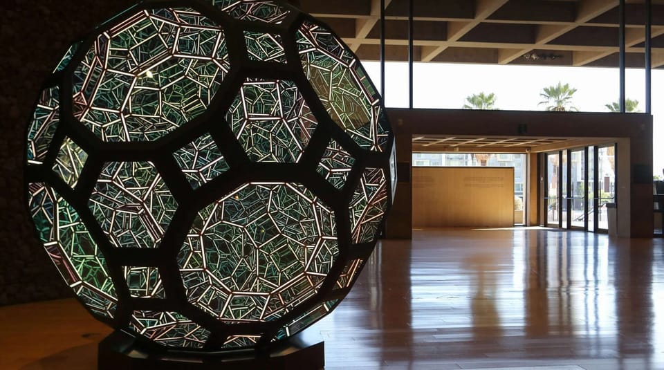 The Palm Springs Art Museum, which was founded in 1938, contains an impressive collection of permanent and rotating works, such as pieces from the landscape painter Thomas Moran and glass artist Dale Chihuly.