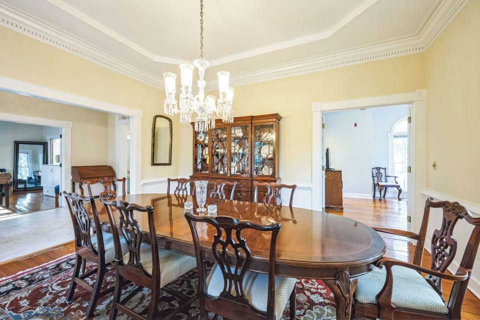 Dining room with seating for 8