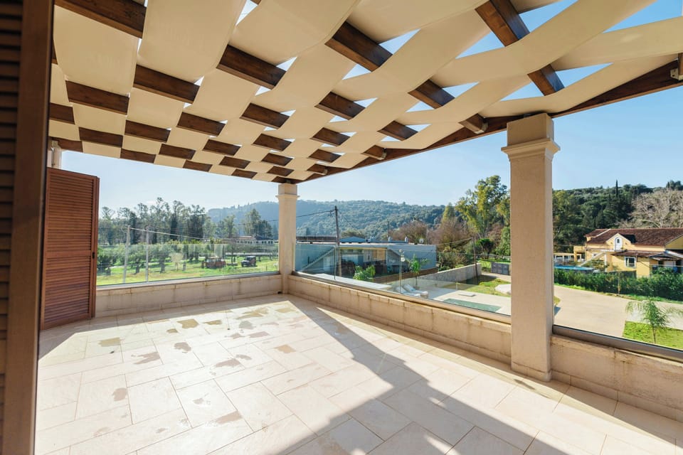 Scenic Pool Area: The perfect setting for a refreshing dip on a sunny Corfu day