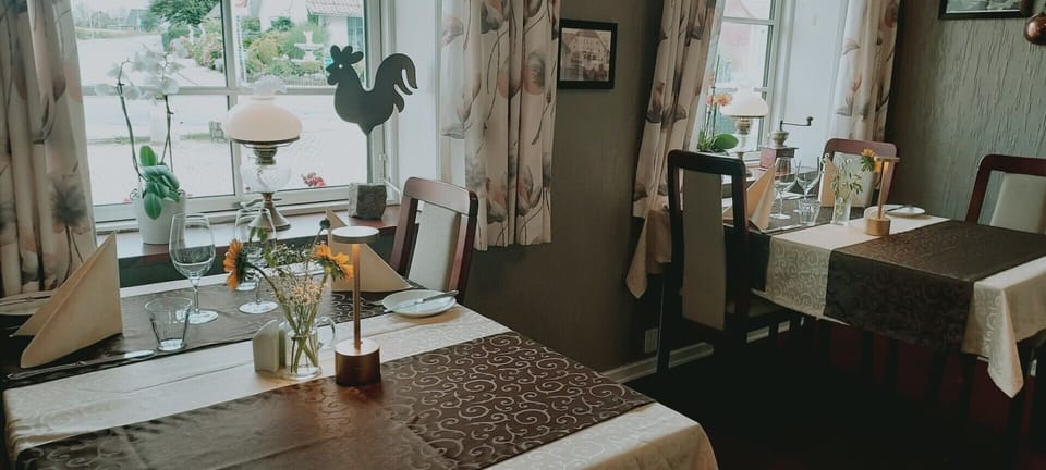 Dinner served, local cuisine