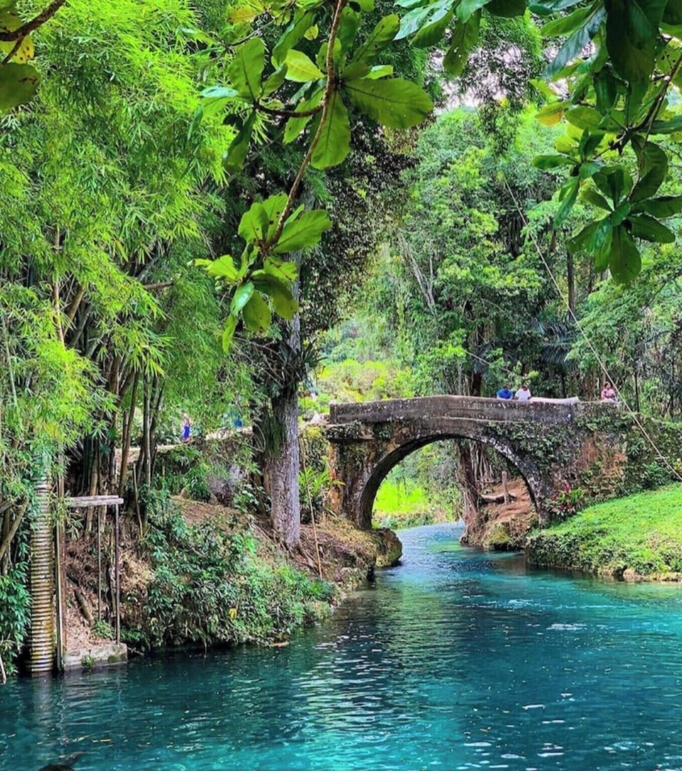 17th-century Spanish Bridge on White River—a local gem with a rope swing