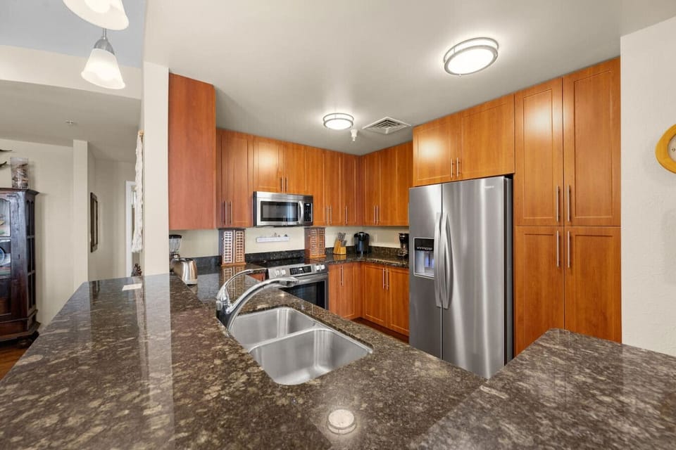 Whip up your favorite meals in a fully stocked kitchen, where every culinary adventure feels effortless.