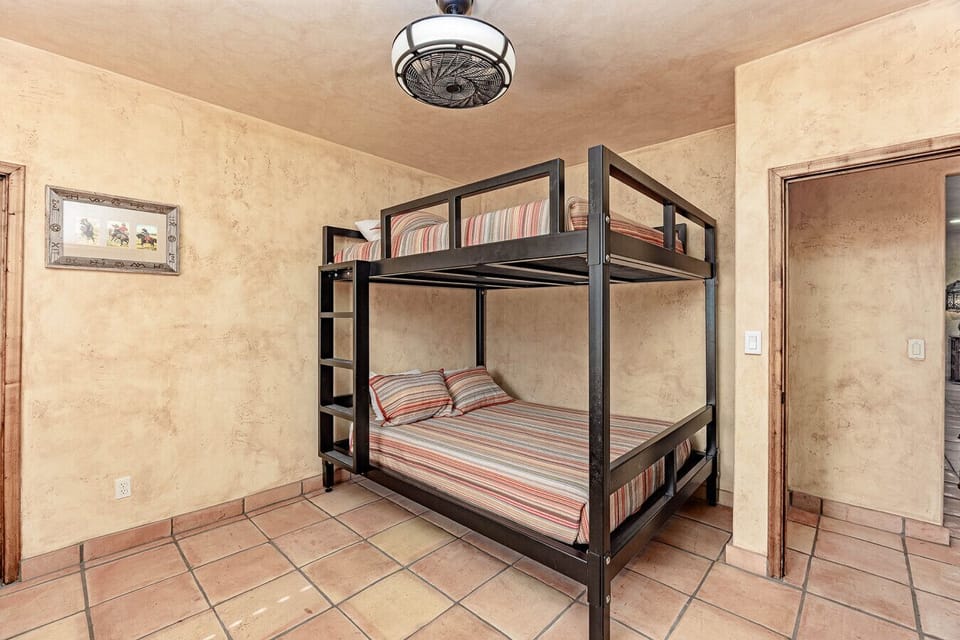 Bedroom 2: Queen bunk beds
